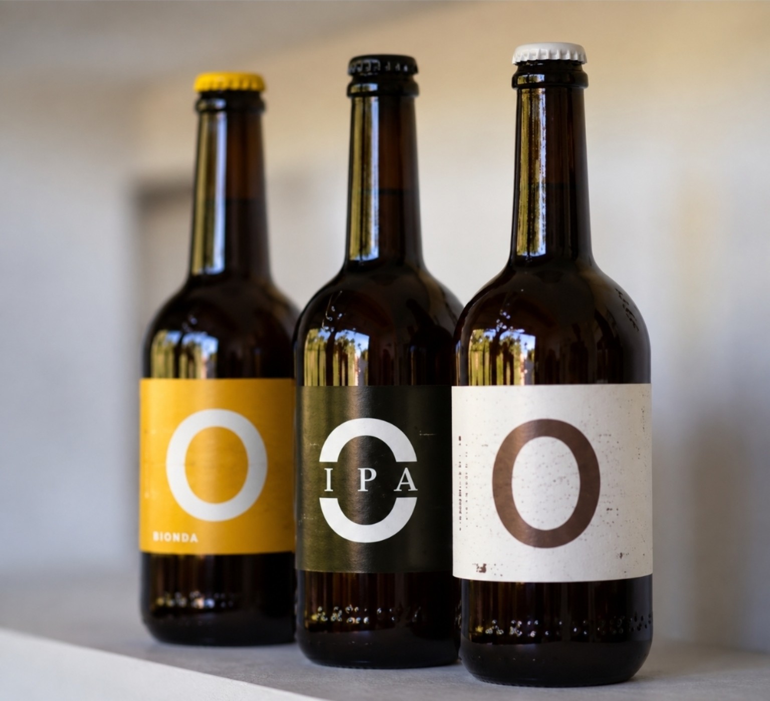 Bottiglie originali Birrificio Obici